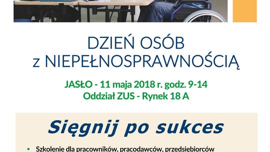 BEZPŁATNE SZKOLENIA DLA OSÓB Z NIEPEŁNOSPRAWNOŚCIĄ W JAŚLE