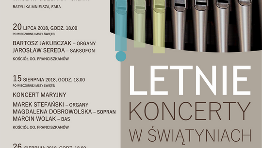 Letnie koncerty w świątyniach 2018