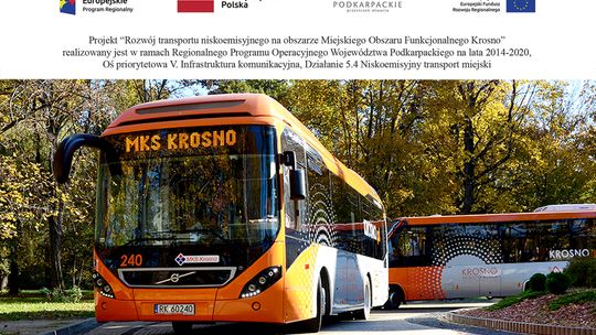 Niskoemisyjne autobusy wyjechały na ulice Krosna i sąsiednich gmin