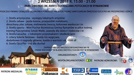 Piknik Rodzinny "W Blasku Krzyża z Ojcem Pio" w Rymanowie