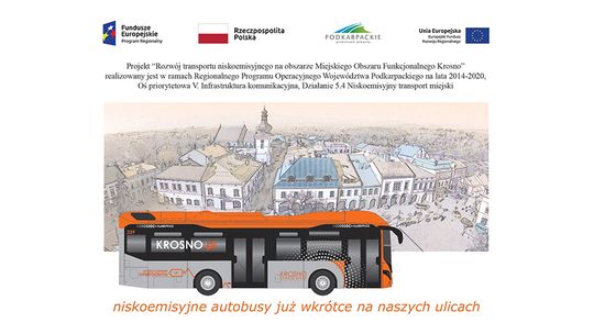 „Rozwój transportu niskoemisyjnego na obszarze Miejskiego Obszaru Funkcjonalnego Krosno” 