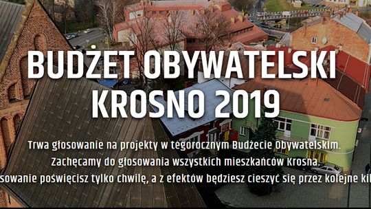 RUSZYŁO GŁOSOWANIE NA PROJEKTY W RAMACH KROŚNIEŃSKIEGO BUDŻETU OBYWATELSKIEGO