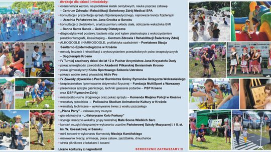 Rymanów-Zdrój zaprasza na XII Ogólnopolski Piknik Rodzinny