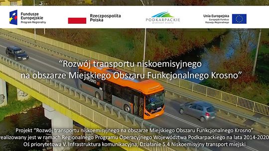 Spot reklamowy promujący komunikację miejską na obszarze MOF Krosno