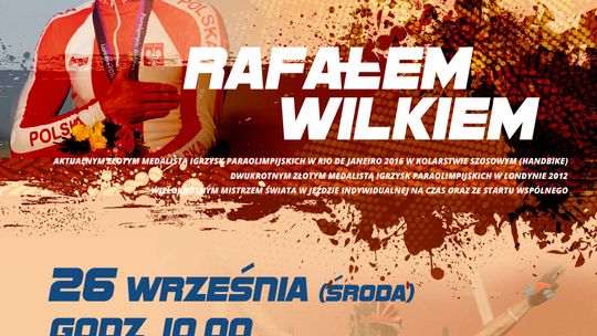 Spotkanie z paraolimpijczykiem Rafałem Wilkiem