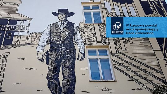 W Rzeszowie powstał mural upamiętniający Freda Zinnemanna