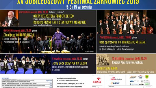 Zaproszenie na XV Jubileuszowy Festiwal Żarnowiec 2019