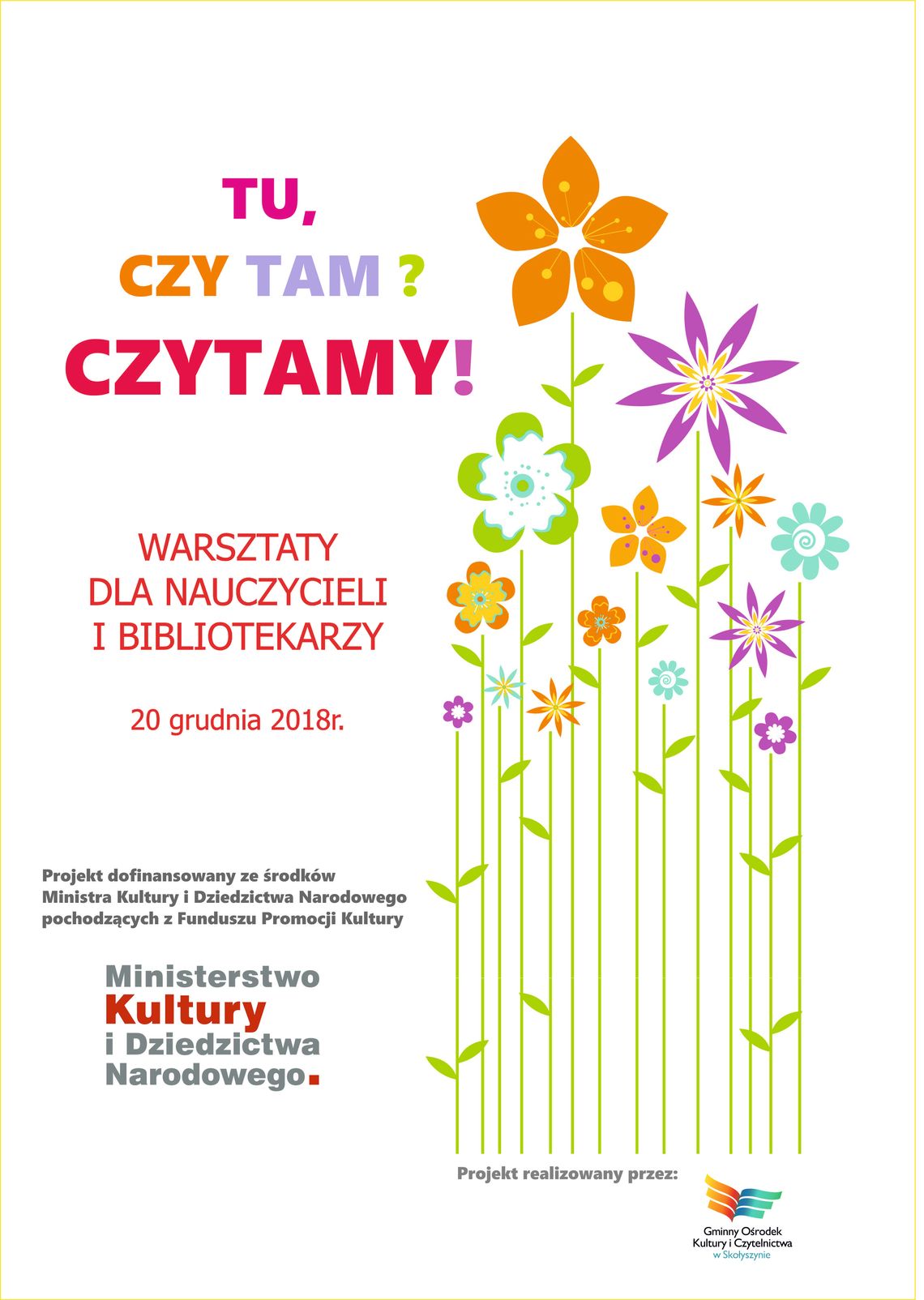 Bezpłatne warsztaty dla nauczycieli i bibliotekarzy w GOKiCz w Skołyszynie