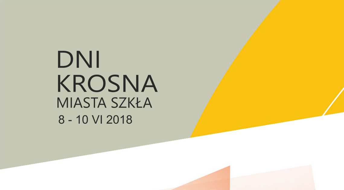 Dni Krosna - Miasta Szkła 2018 - Program 