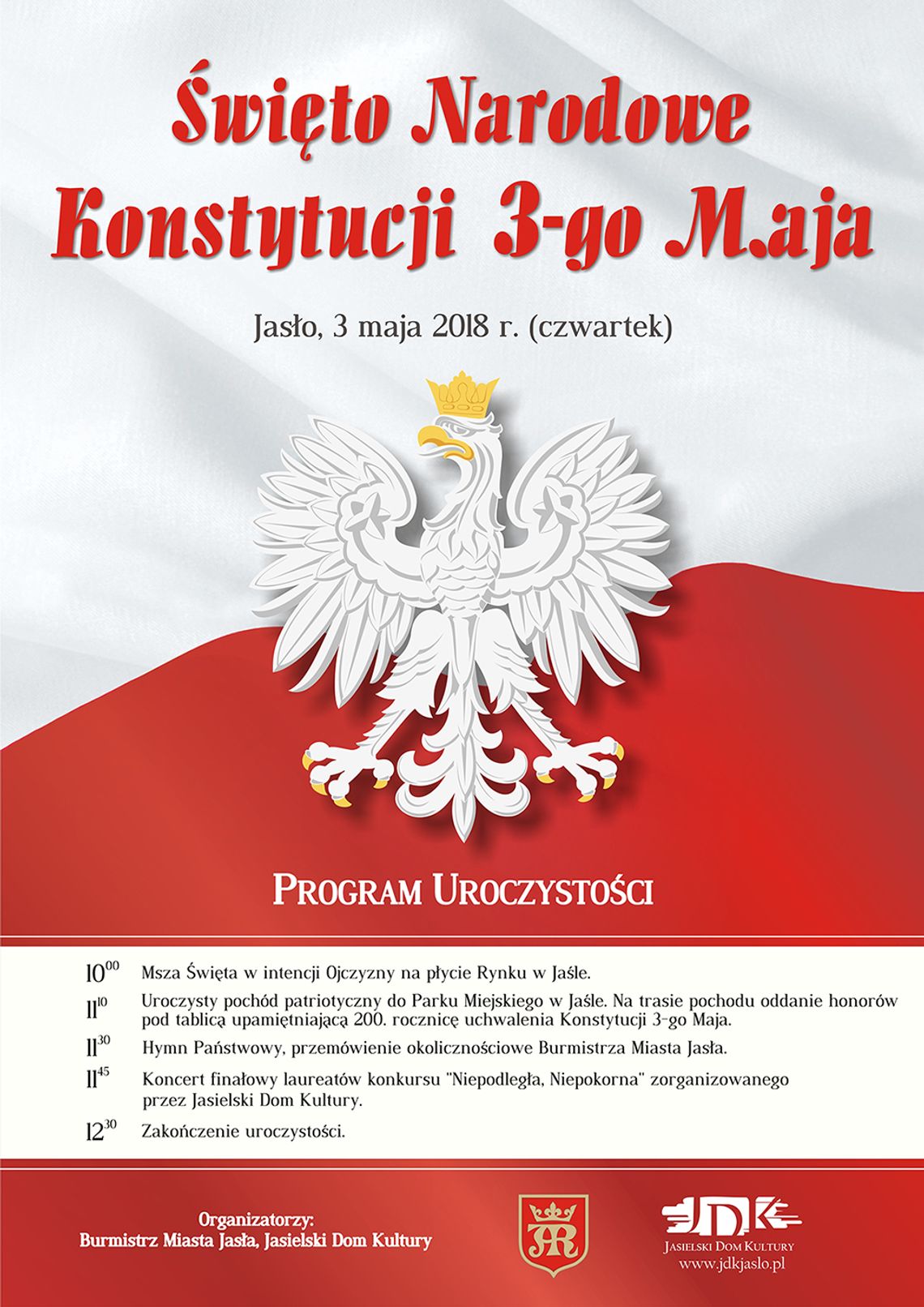 Obchody Święta Konstytucji 3 Maja w Jaśle