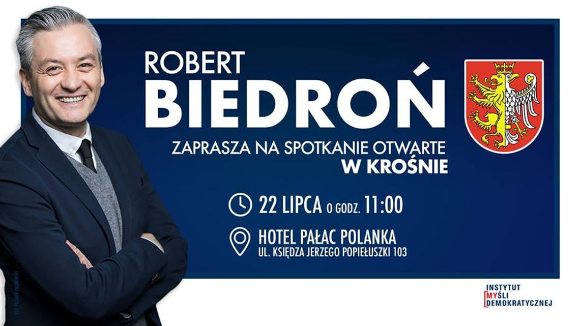 Robert Biedroń w Krośnie