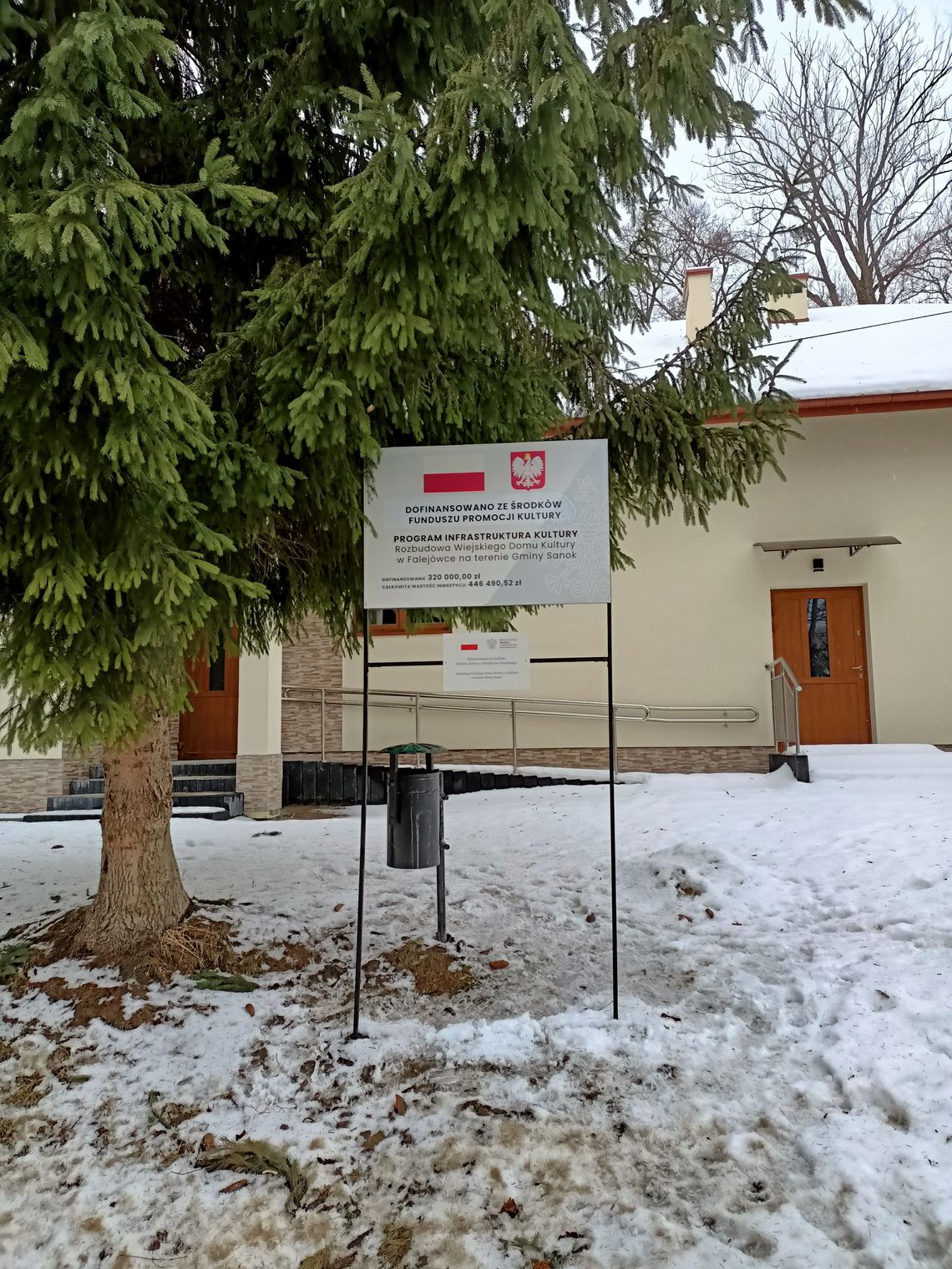 Rozbudowa i modernizacja Wiejskiego Domu Kultury w Falejówce.