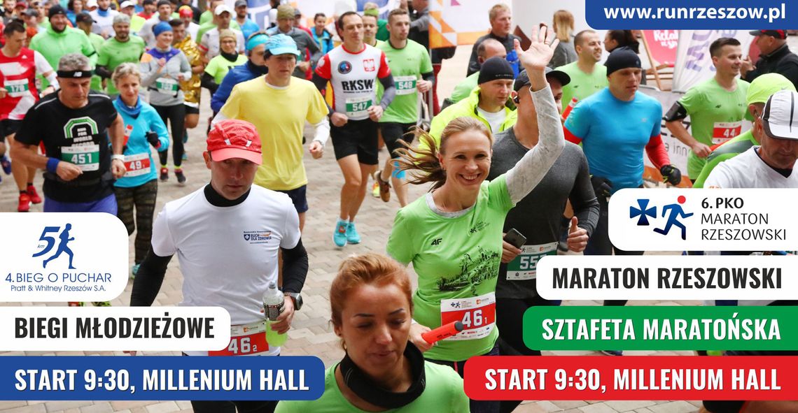Rzeszów Biega - Maraton, Półmaraton, 5 i 10 km