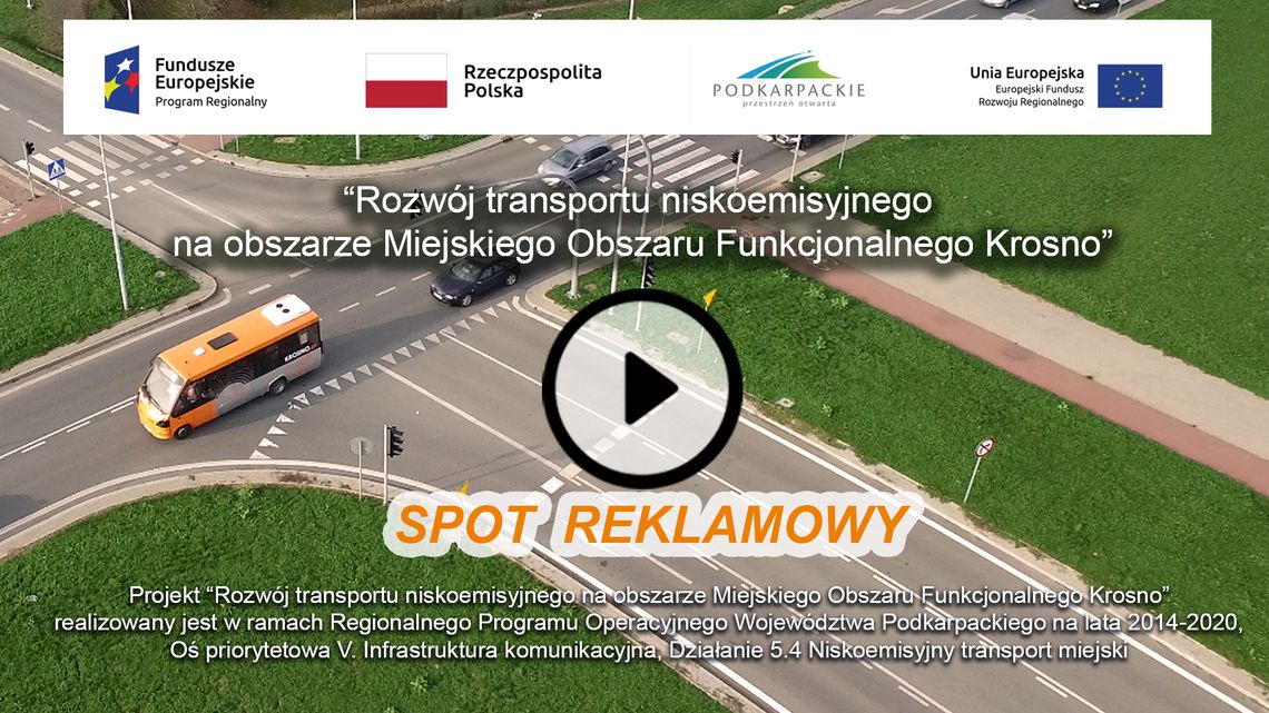 Spot reklamowy promujący komunikację miejską na obszarze MOF Krosno (2)