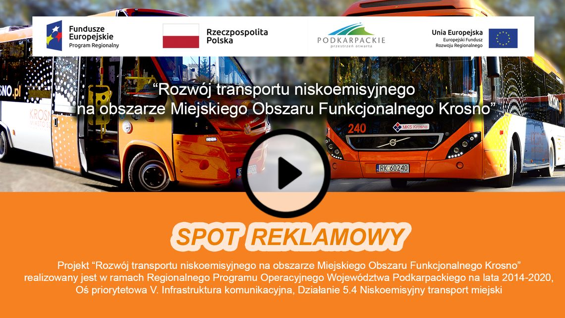 Spot reklamowy promujący komunikację miejską na obszarze MOF Krosno (3)