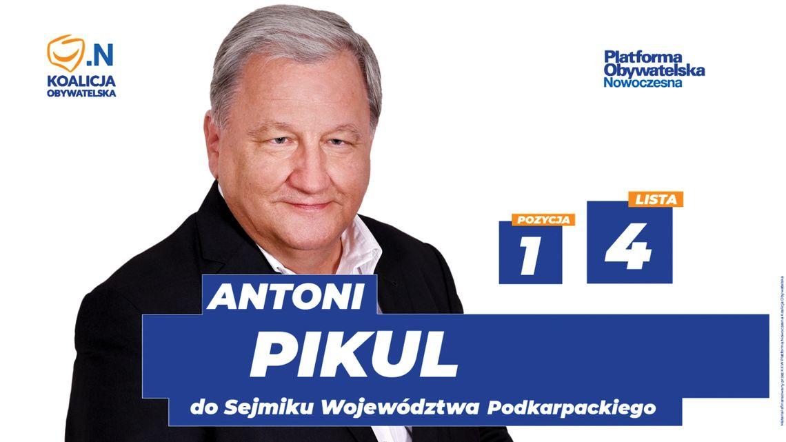 Spot Wyborczy Antoni Pikul - KKW Platforma.Nowoczesna Koalicja Obywatelska