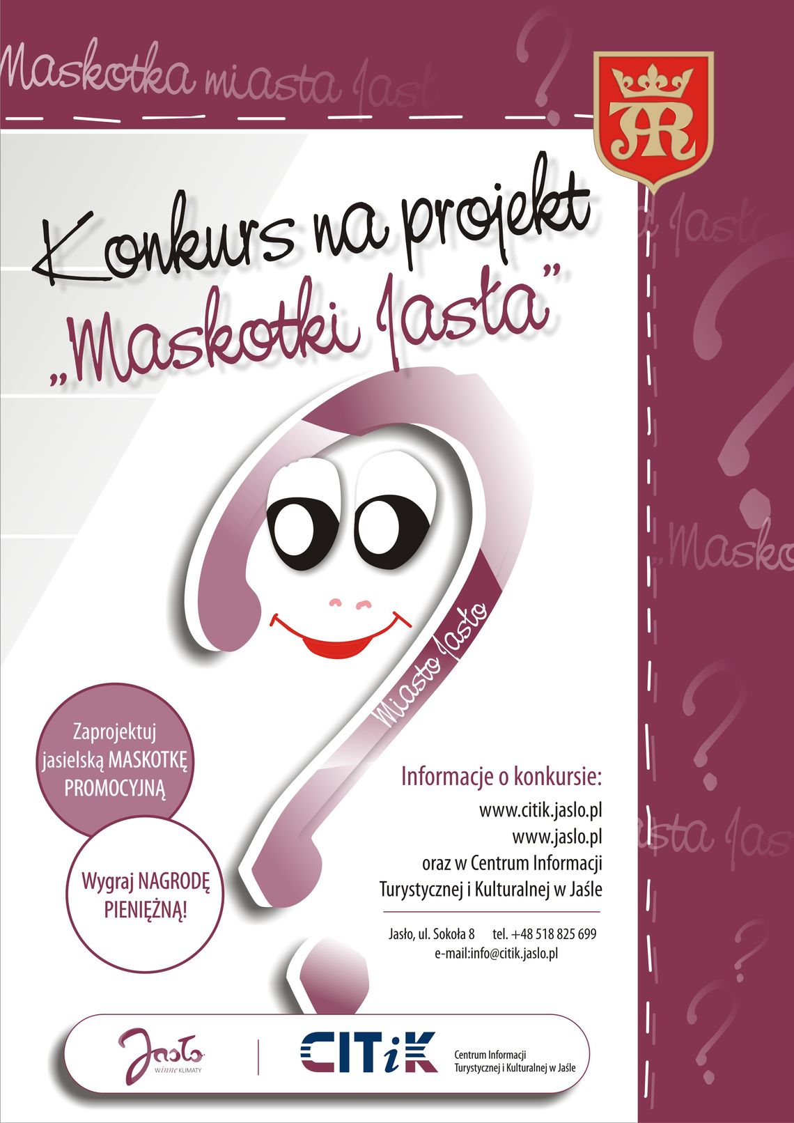 Zaprojektuj jasielską maskotkę i wygraj nagrodę pieniężną!