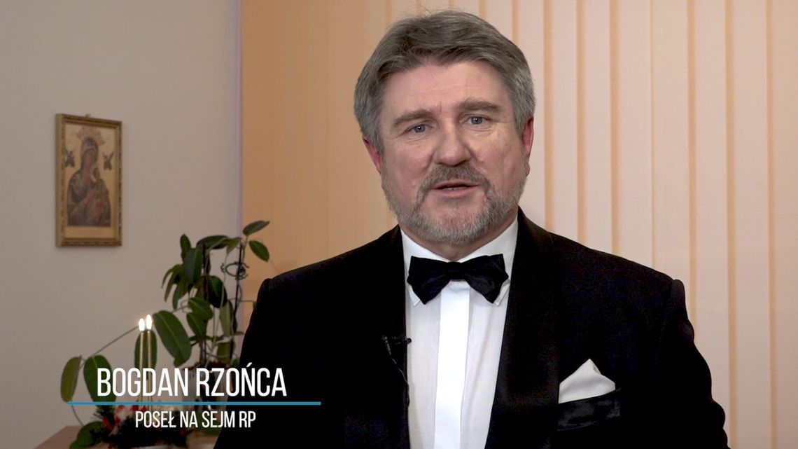 Życzenia Bożonarodzeniowe Posła na Sejm RP Bogdana Rzońcy