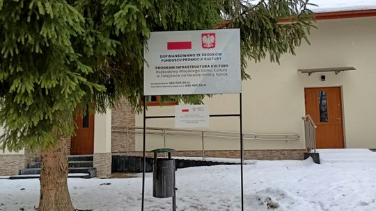 Rozbudowa i modernizacja Wiejskiego Domu Kultury w Falejówce.